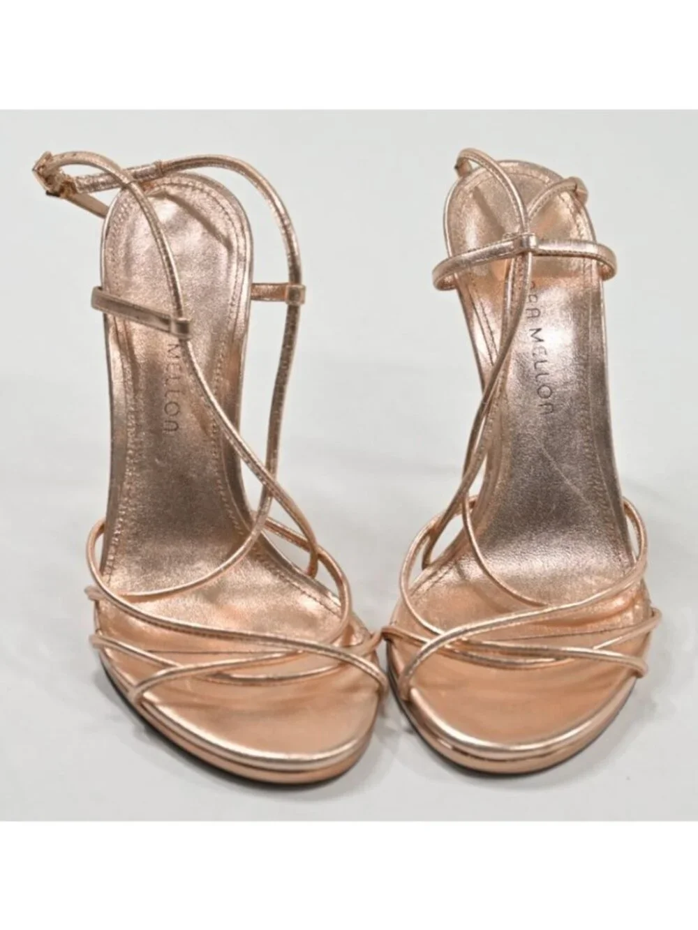 Tamara Mellon Karat Slingback Heels in Rose Gold